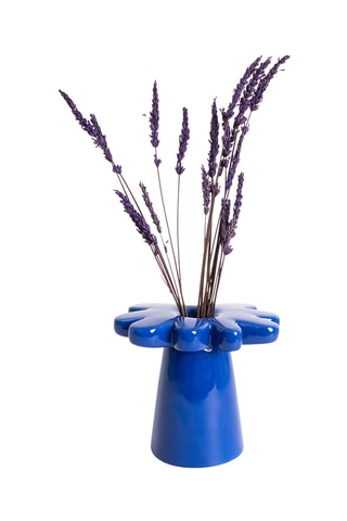 Keramische Vaas - 15 cm - Marineblauw