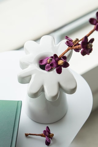 Keramische Vaas - 15 cm - Wit