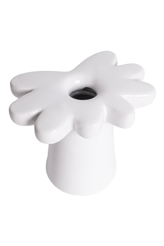 Keramische Vaas - 15 cm - Wit