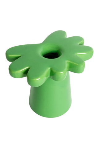 Keramische Vaas - 15 cm - Groen