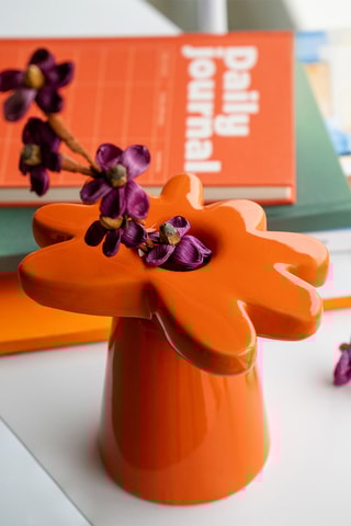 Keramische Vaas - 15 cm - Rood