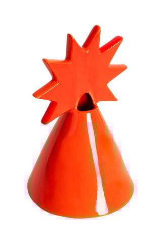 Keramische Vaas - 19 cm - Rood