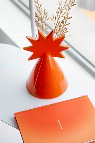 Keramische Vaas - 19 cm - Rood