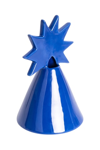 Keramische Vaas - 19 cm - Koningsblauw