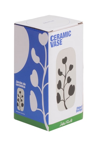 Keramische Vaas - 14,6 cm - Wit