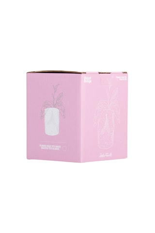 Vaas - 10,7 x 10,2 x 13 cm - Wit