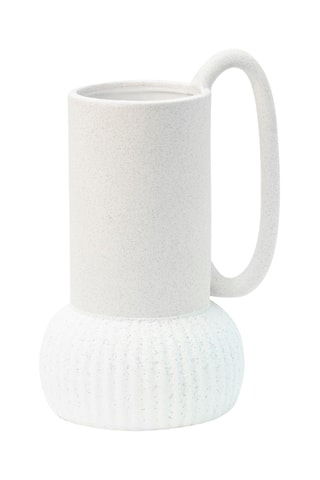 Keramische Vaas - 18,3 cm - Beige