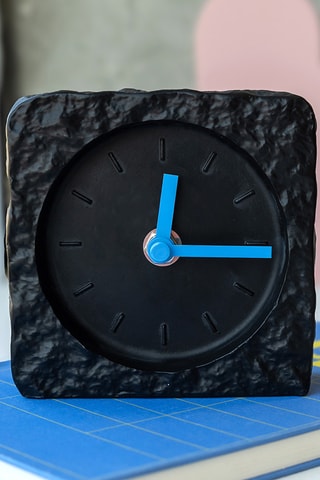 Klok - 10,5 cm - Zwart