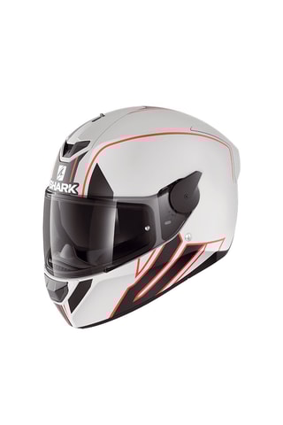 Integraalhelm D-Skwal - Grijs, Zwart en Oranje