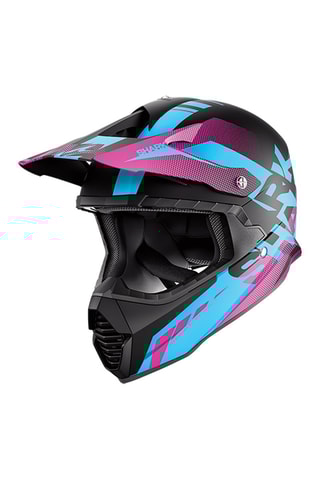 Crosshelm VARIAL ANGER Zwart en Turquoise