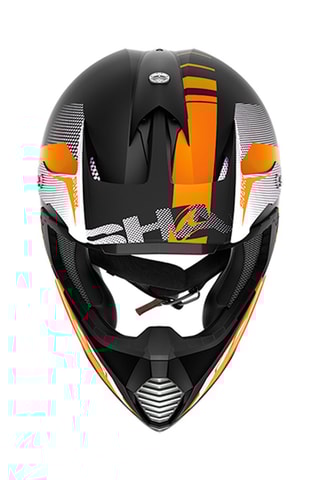 Crosshelm VARIAL ANGER Zwart en Oranje