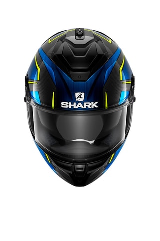 Integraalhelm SPARTAN GT CARBON - Blauw en Felgeel