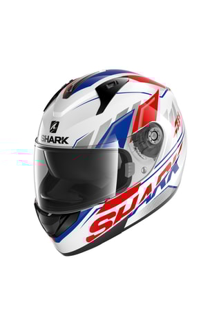 Casque intégral RIDILL 1.2 PHAZ Blanc et bleu