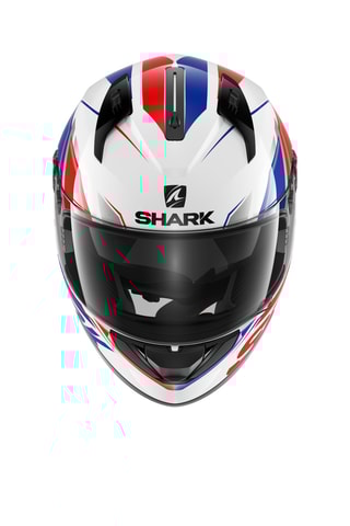 Casque intégral RIDILL 1.2 PHAZ Blanc et bleu