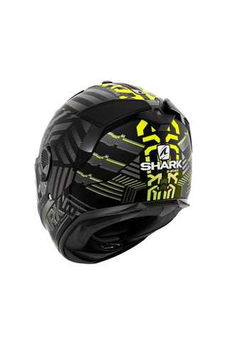 Integraalhelm SPARTAN GT E-BRAKEE - Zwart en Geel