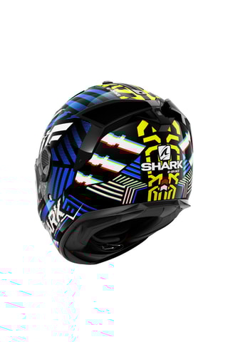 Integraalhelm SPARTAN GT E-BRAKE - Zwart en Geel