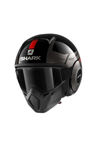 Jethelm STREET DRAK TRIBUTE Zwart en Grijs