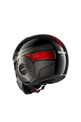 Jethelm STREET DRAK TRIBUTE Zwart en Grijs