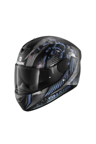 Integraalhelm D-SKWAL 2 ATRAXX - Zwart en Antraciet