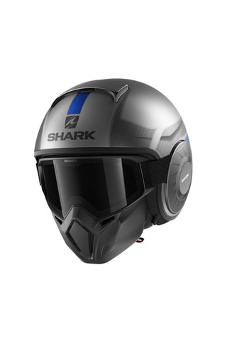 Jethelm STREET DRAK TRIBUTE RM - Antraciet en Blauw