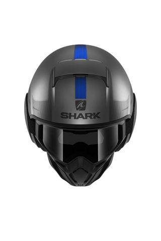 Jethelm STREET DRAK TRIBUTE RM - Antraciet en Blauw