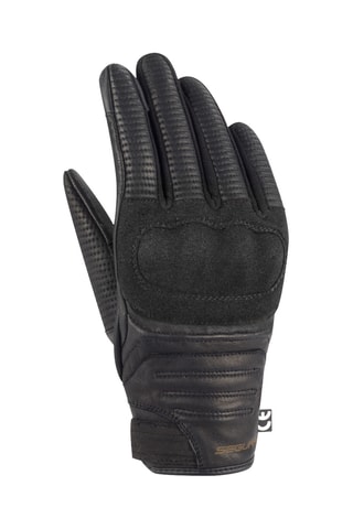 Gants en cuir de chèvre Stoney - Noir - Segura