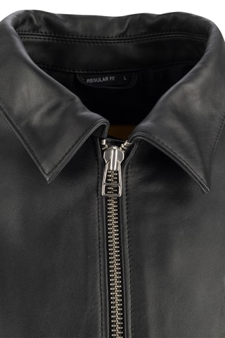 Veste en cuir Bogart - Noir - Segura