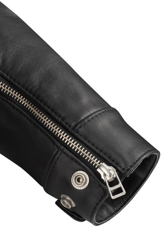 Veste en cuir Bogart - Noir - Segura