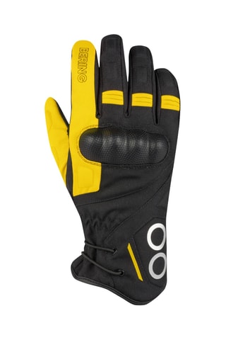 Gants en cuir de chèvre Lady Zephyr - Noir et jaune - Bering