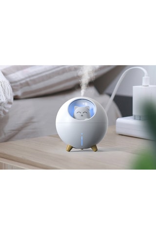 Humidificateur TechKidz - Veilleuse - Planet Cat