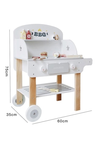 Barbecue Grill TechKidz - En bois - Avec accessoires