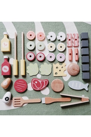 Barbecue Grill TechKidz - En bois - Avec accessoires