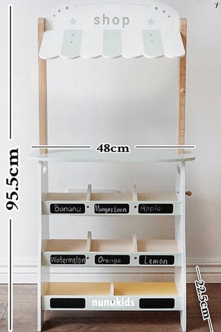 Étal de marché TechKidz - En bois - Avec chariot