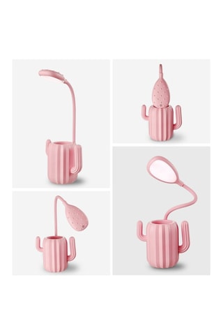 Pot à crayons TechKidz - LED - Cactus