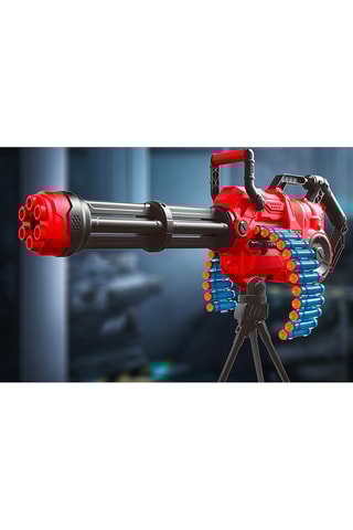 Mitraillette TechKidz - Motorisée - Fléchettes mousse