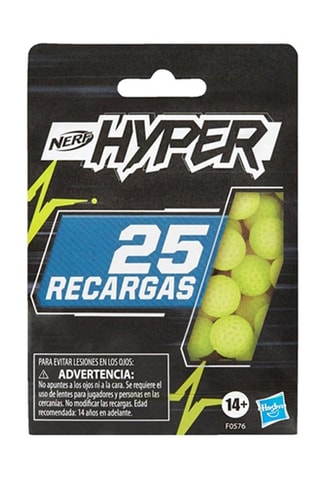 Hasbro Nerf Hyper - 25 billes en mousse