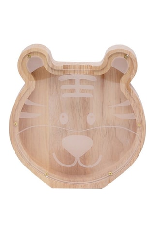 Tirelire TechKidz - Bois - Tigre