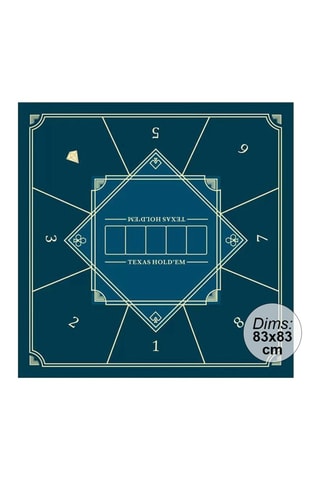 Tapis de poker De Faugères 83 x 83 cm