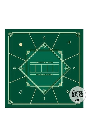 Tapis de poker De Faugères 83 x 83 cm