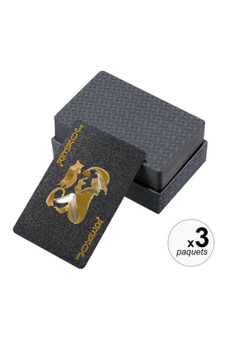 3 x 54 cartes De Faugères Brillant - Waterproof