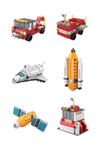 Jeu de construction TechKidz - 6 en 1 - 1000 briques