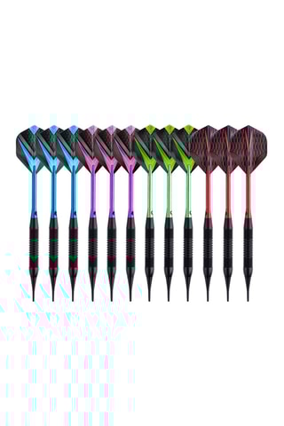 12 Fléchettes De Faugères Pointe plastique - 19 gr