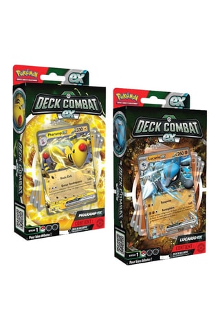 Pokémon - Deck combat - Lucario EX /  Pharamp EX