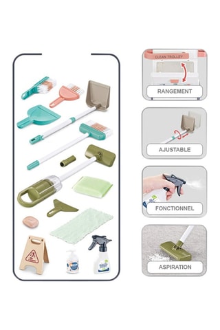 Chariot d'entretien TechKidz - Set de 20 pcs