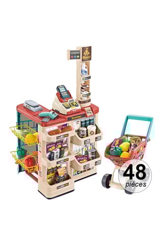 Comptoir supermarché TechKidz - Set de 48 pcs