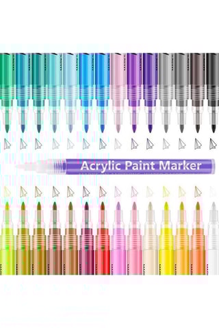 28 feutres TechKidz - Marqueurs acryliques