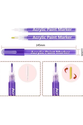 28 feutres TechKidz - Marqueurs acryliques