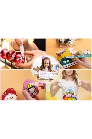 12 feutres TechKidz - Marqueurs acryliques