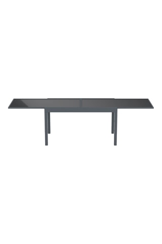 Table de jardin extensible - Gris foncé