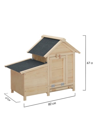 Poulailler Casita en bois avec pondoir intégré - 2 poules